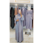 Grey abaya